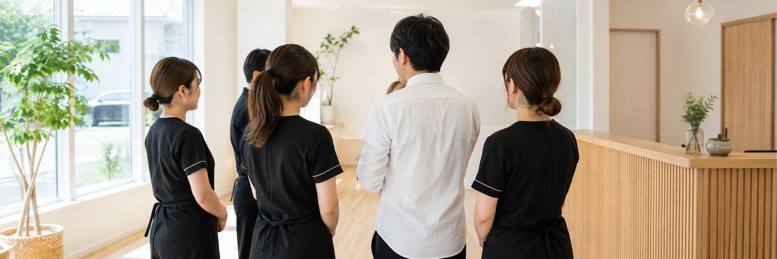 オーナーとスタッフ(イメージ)